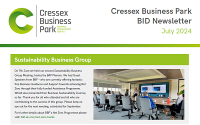 Cressex BID Newsletter July 2024