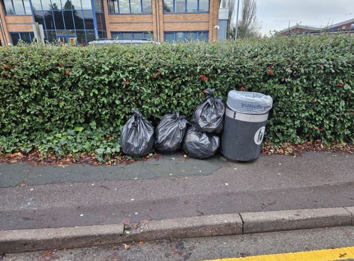 Litter collected from Coronation, Lancaster Lincoln, Wellington Roads & associated adjacent areas